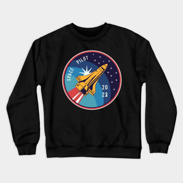 Space Pilot Crewneck Sweatshirt by MaiKStore